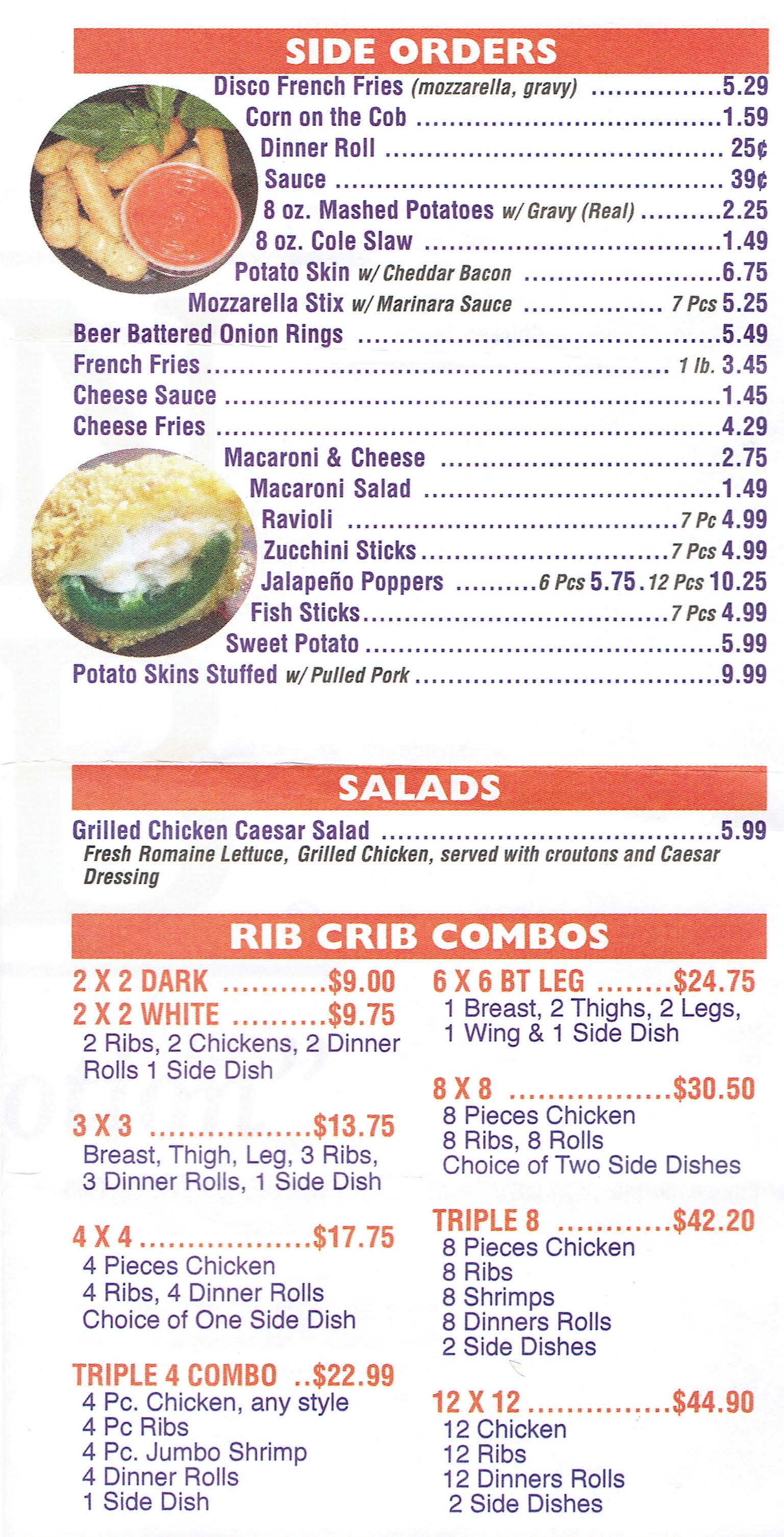 Menu Page 2